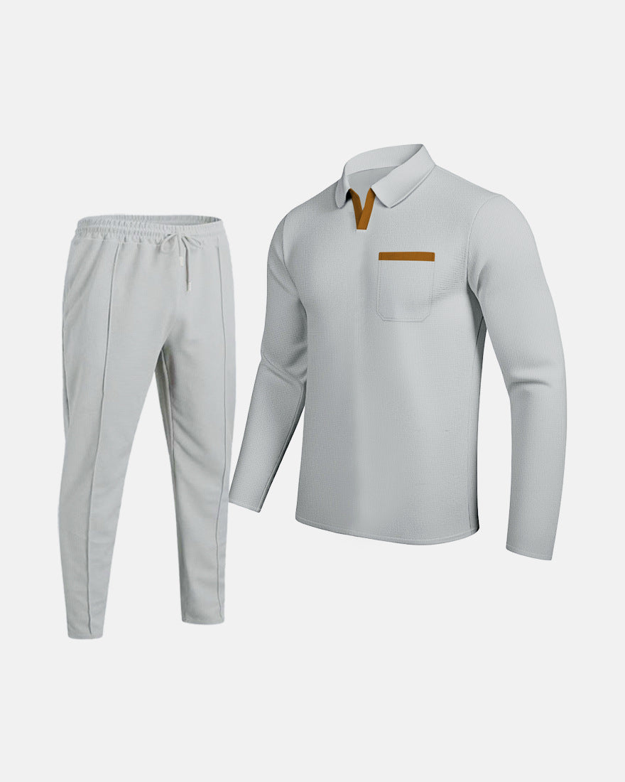 Herren Kombi-Outfit mit Poloshirt und Jogginghose EB