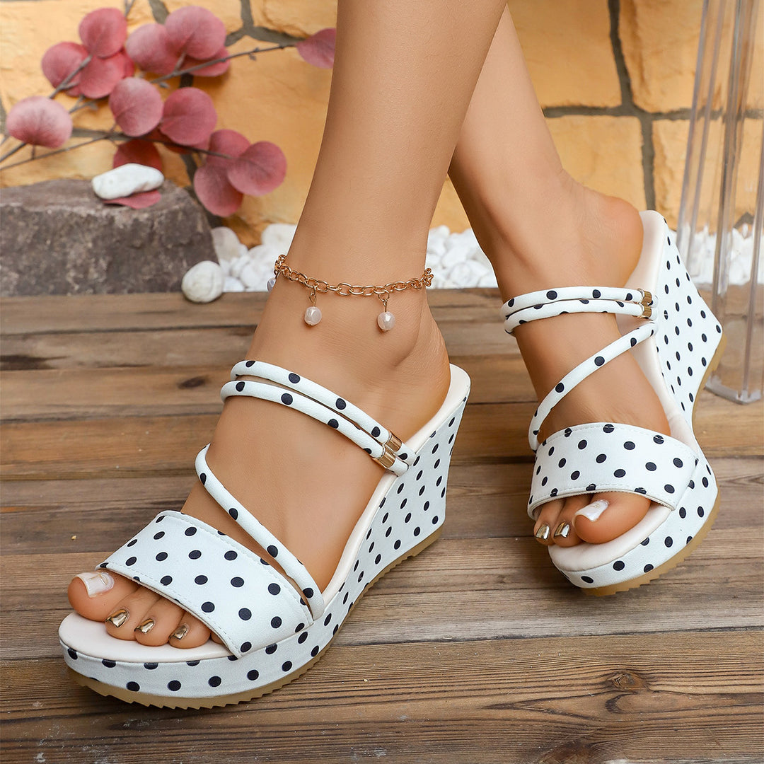 Damen Wedge Sandalen EB