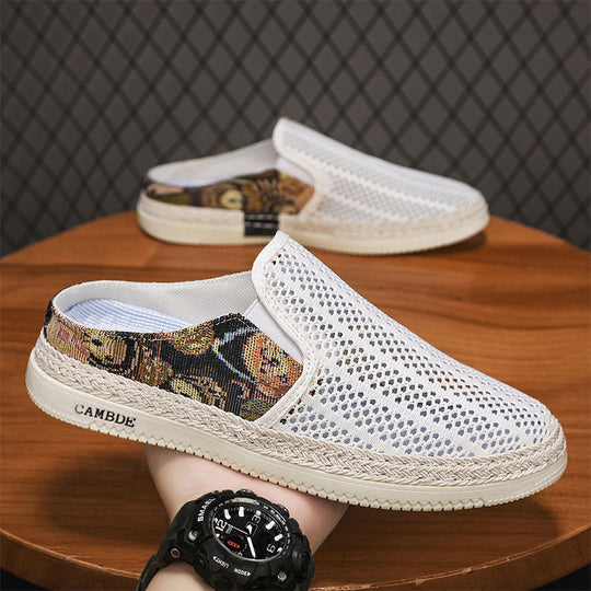 Damen Atmungsaktive Slip-On Schuhe mit modischem Design EB