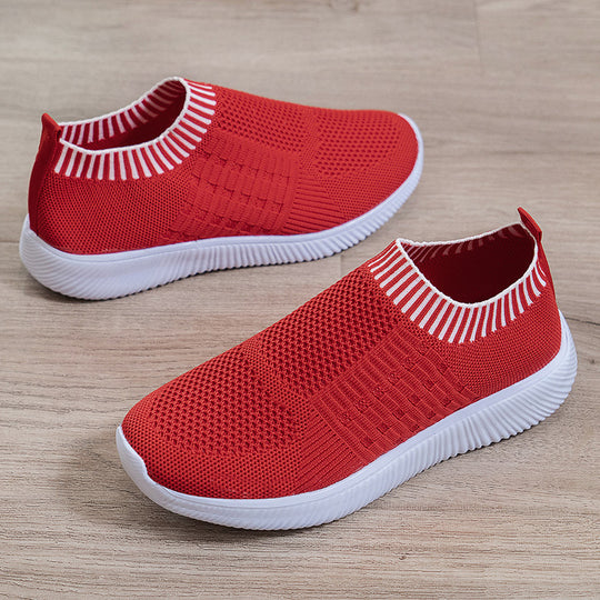 Damen atmungsaktive Sneakersocken mit elastischem Einstieg EB