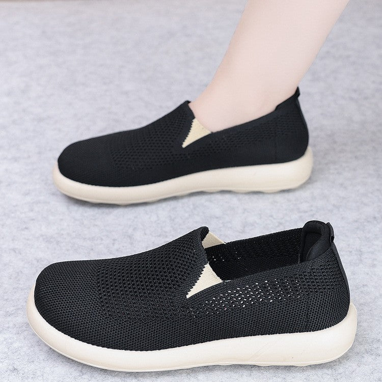 Damen Atmungsaktive Freizeit-Schuhe mit elastischem Einstieg EB
