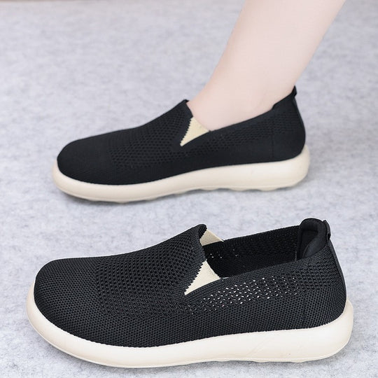 Damen Atmungsaktive Freizeit-Schuhe mit elastischem Einstieg EB