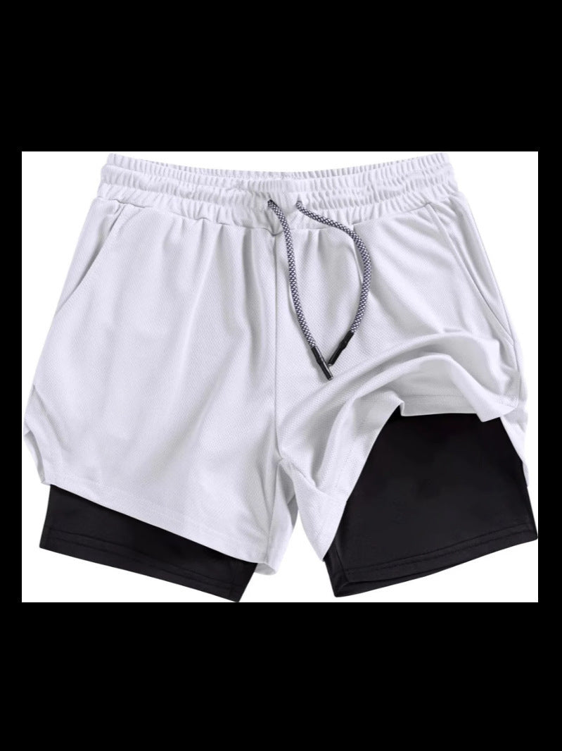 EB | Atmungsaktive Doppel-Shorts für Männer