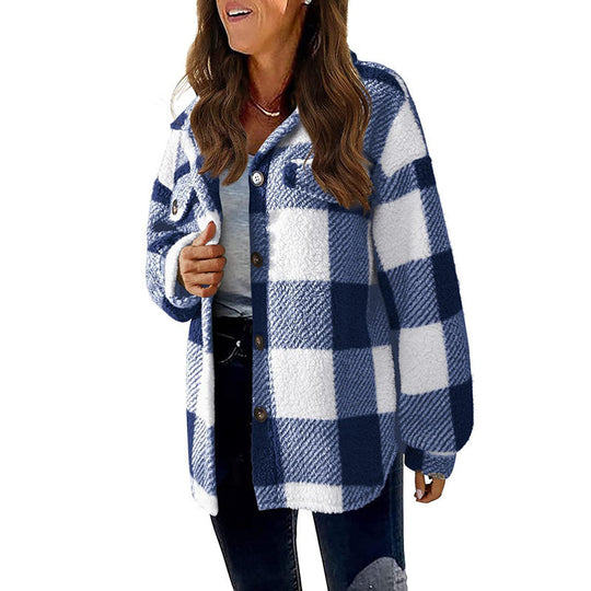 EB | Warmer Karierter Mantel