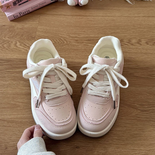 Damen Komfortable Sneakers mit atmungsaktiver Mesh-Decksohle und modischen Akzenten EB