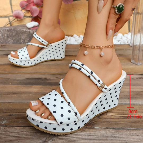 Damen Wedge Sandalen EB
