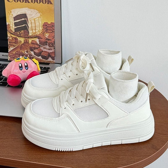 Damen modische Sneaker mit atmungsaktiver Textiloberfläche und bequemer Laufsohle EB