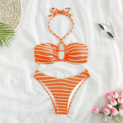 Damen Bandeau-Bikini-Set EB