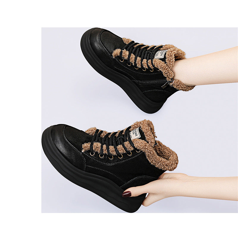 Damen Winterliche Stiefel mit kuscheligem Innenfutter und rutschfester Sohle EB