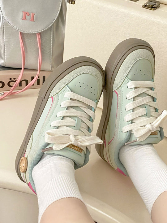 Damen Modische Sneakers mit atmungsaktiver Obermaterialstruktur und bequemem Dämpfungssystem EB