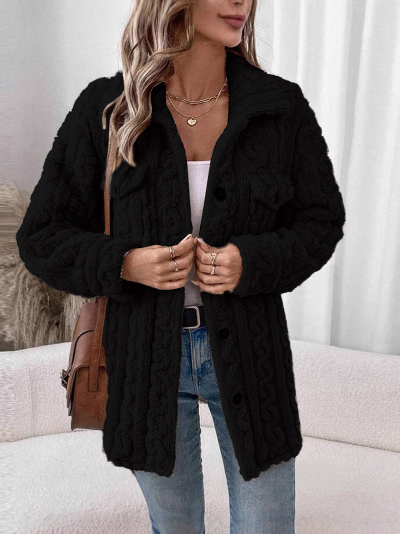 Damen Strickjacke mit strukturierter Oberfläche EB