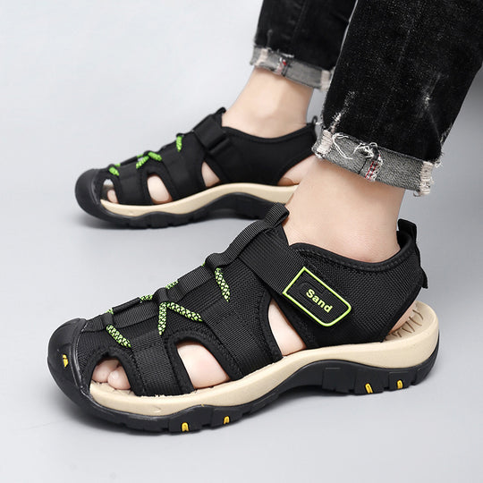 Damen Sportliche Freizeitsandalen mit rutschfester Sohle und verstellbaren Riemen EB