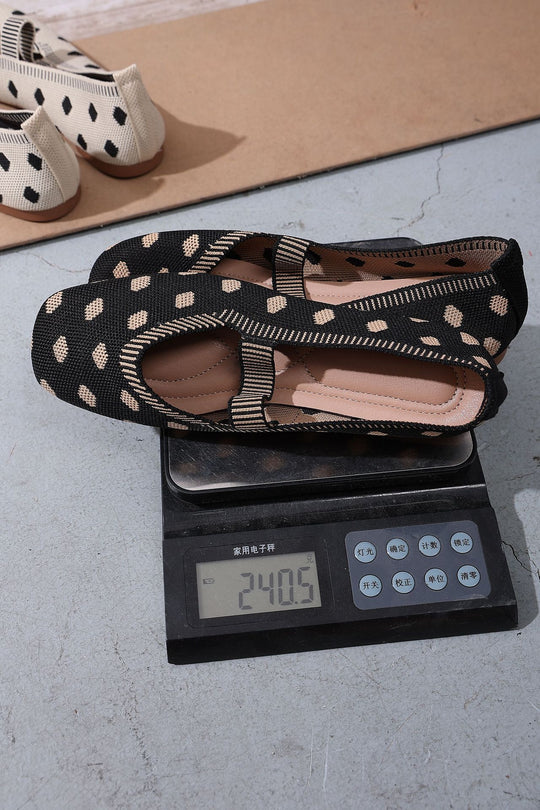 Damen Bequeme und stylische Ballerinas mit elastischem Riemen EB