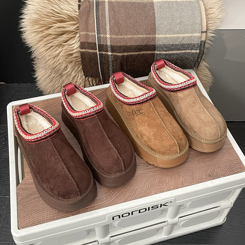 Damen Komfortable Clogs mit modischem Rand und rutschfester Sohle EB
