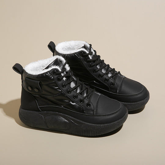 Damen Warmgefütterte High-Top Sneakers mit rutschfester Sohle EB