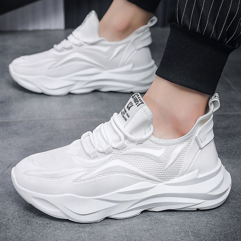Damen Sportliche Lifestyle-Sneaker mit atmungsaktiver Mesh-Konstruktion und dämpfender Sohle EB