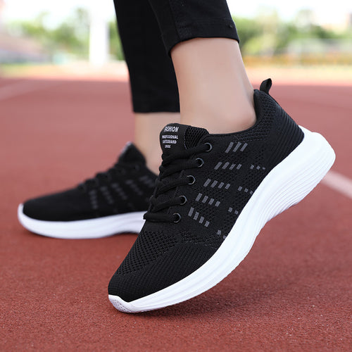 Damen Sportliche Mesh-Laufschuhe mit hervorragender Dämpfung EB
