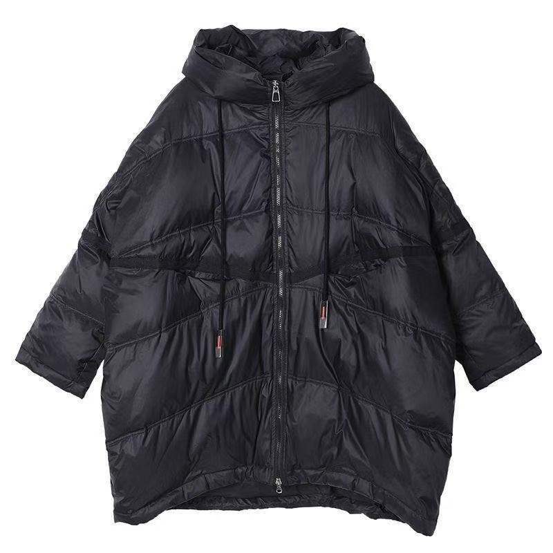 Damen Oversized Steppjacke mit praktischen Taschen und hohem Kragen EB