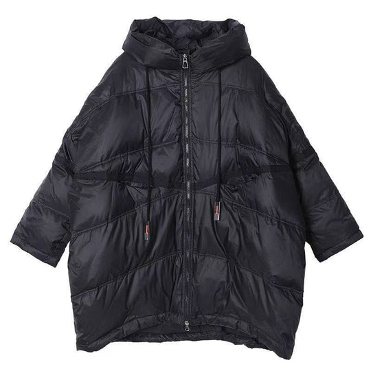 Damen Oversized Steppjacke mit praktischen Taschen und hohem Kragen EB