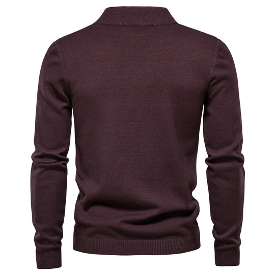 Herren Rollkragenpullover aus weichem Strickmaterial mit feiner Rippstruktur EB