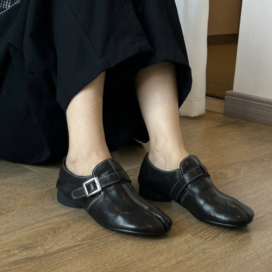 Damen Mokassins mit eleganten Schnallen und komfortabler Form EB