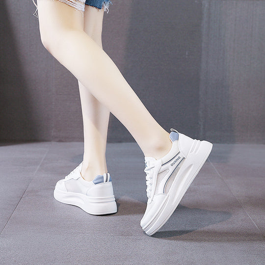 Damen modische Sneaker mit atmungsaktivem Obermaterial und dämpfender Sohle EB