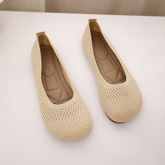 Damen Ballerinas mit atmungsaktivem Obermaterial und weicher Innensohle EB