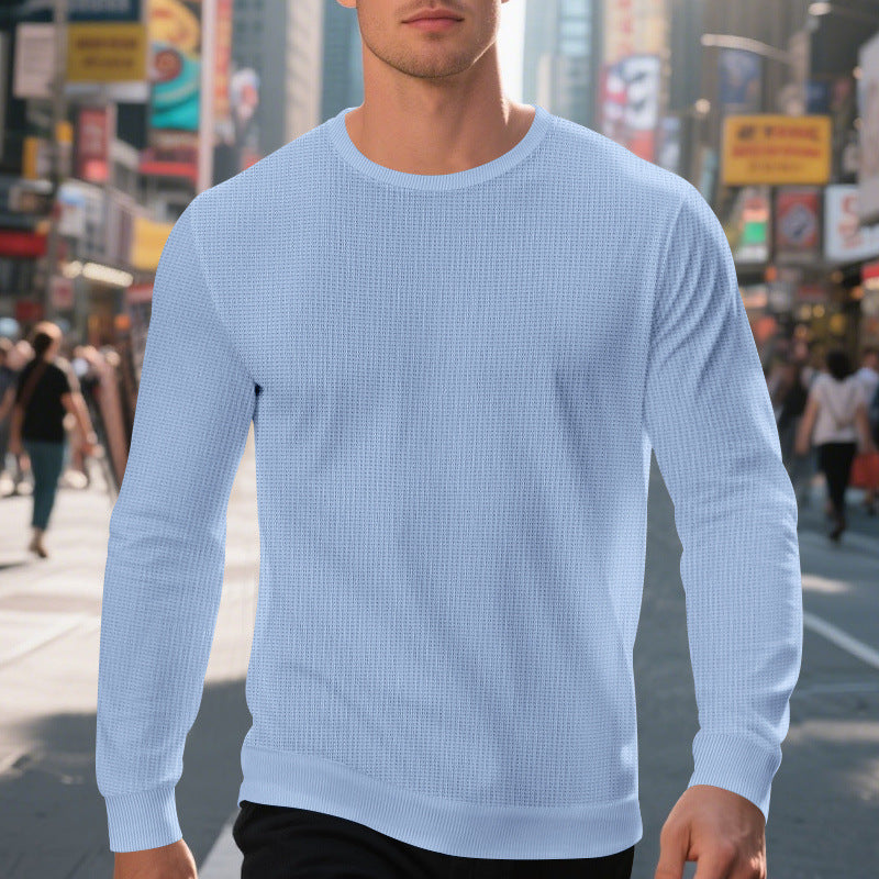 Herren hochwertiger Langarmpullover EB