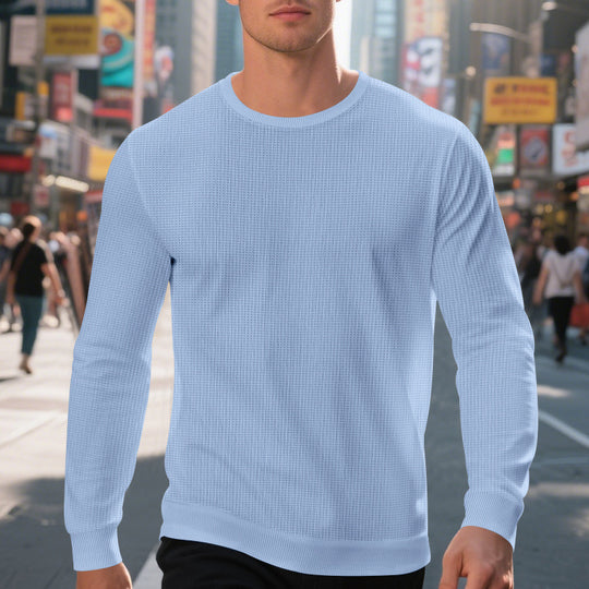 Herren hochwertiger Langarmpullover EB