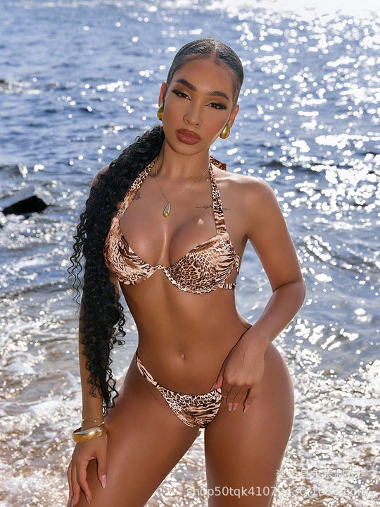 Damen Luxuriöser Leo-Bikini EB