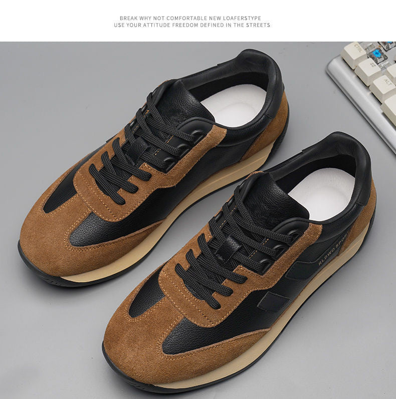 Damen Sportliche Sneakers mit strapazierfähigem Wildleder und atmungsaktiver Struktur EB
