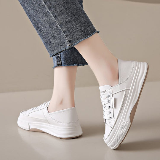 Damen Slip-On Sneakers mit komfortabler Plattform und atmungsaktiver Konstruktion EB