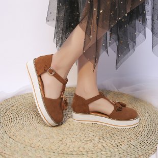 Damen Stilvolle Slip-On Sandalen EB