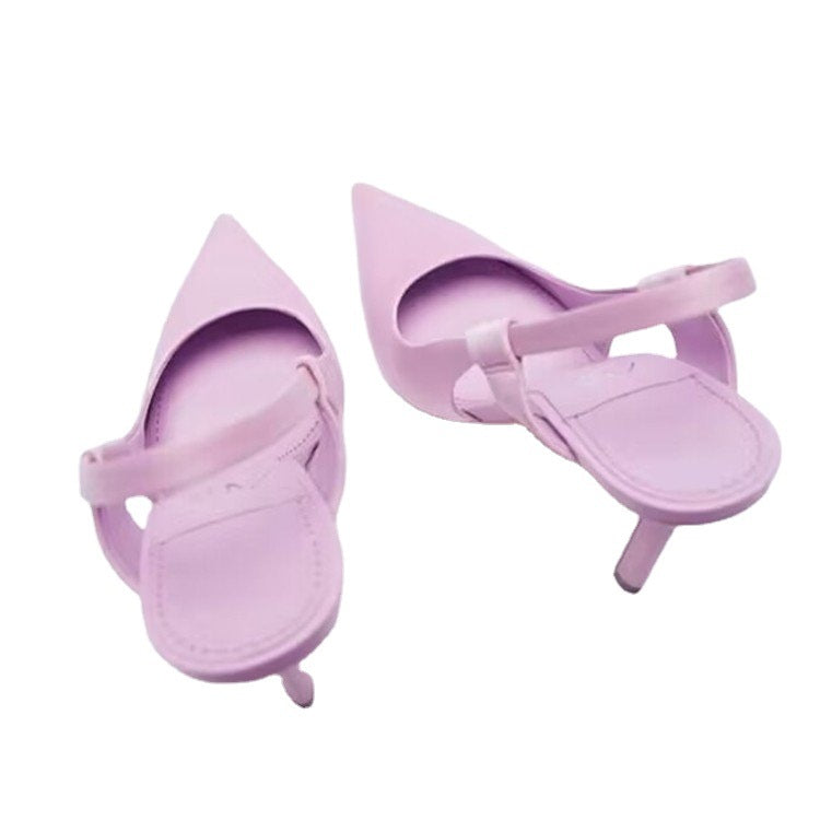 Damen Slingback-Pumps mit elegantem Spitzen-Design und modischem Riemensystem EB