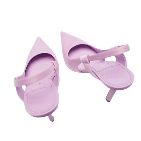 Damen Slingback-Pumps mit elegantem Spitzen-Design und modischem Riemensystem EB