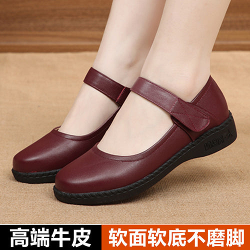 Damen Mary Jane Ballerinas mit verstellbarem Riemen und ergonomischer Sohle EB