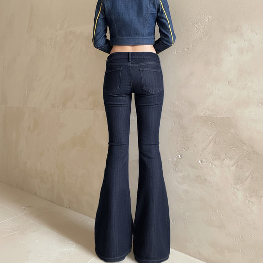 Damen Flared Jeans im eleganten Vintage-Stil EB