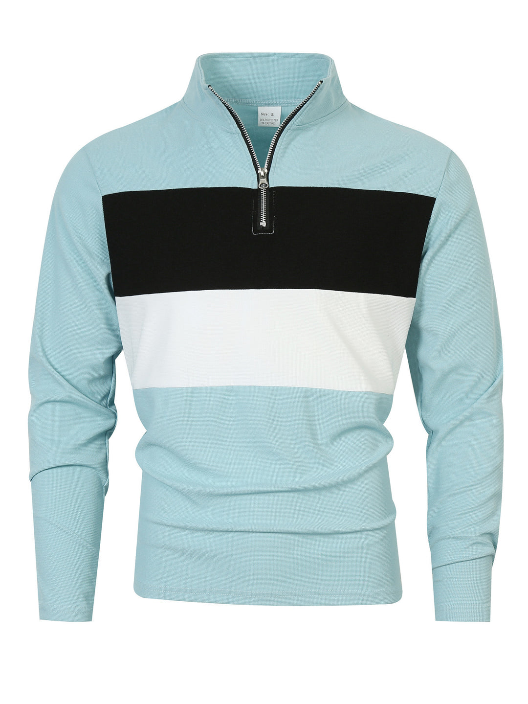 Herren Freizeitpullover mit modernem Reißverschluss EB