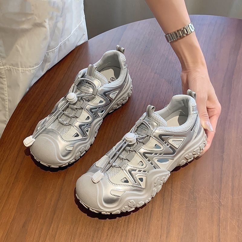 Damen Sportliche Sneakers mit atmungsaktiver Mesh-Oberfläche und rutschfester Sohle EB