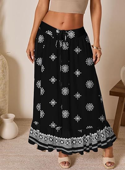 Damen Jumpsuit mit floralem Druck und elastischer Taillierung EB