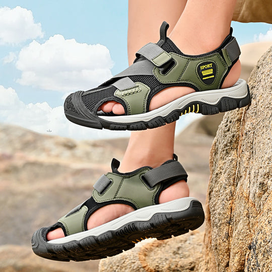 Damen Sportliche Sandalen mit verstellbarem Riemen und rutschfester Sohle EB