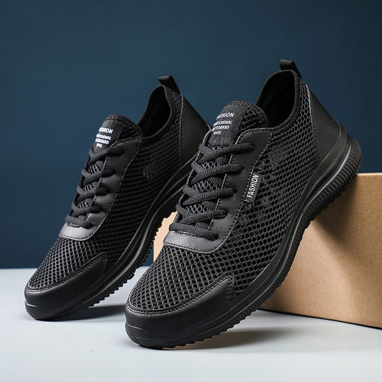 Damen Sportliche Sneakers mit atmungsaktiver Netzoberfläche und rutschfester Sohle EB