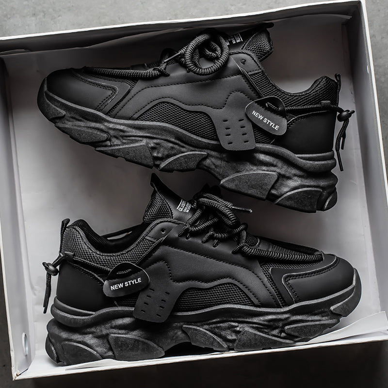 Damen Sportliche Chunky Sneakers mit atmungsaktivem Obermaterial und robuster Sohle EB