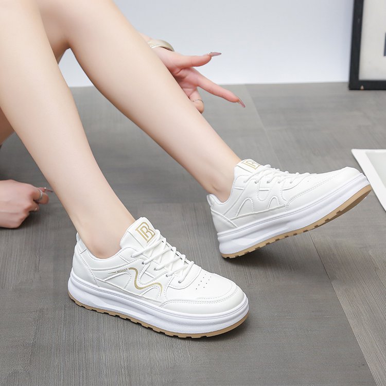 Damen Modische Lauf-Sneaker mit gepolsterter Sohle und sportlichem Design EB