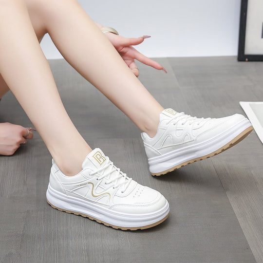 Damen Modische Lauf-Sneaker mit gepolsterter Sohle und sportlichem Design EB