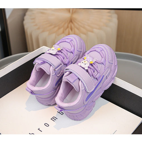 Damen Sportliche Sneaker mit niedlichen Figuren EB