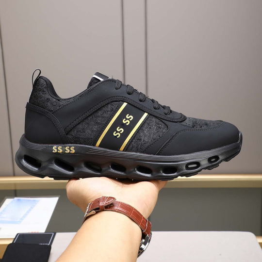 Damen Sportliche Komfort-Sneaker mit atmungsaktiver Oberflächenstruktur und dämpfender Sohle EB