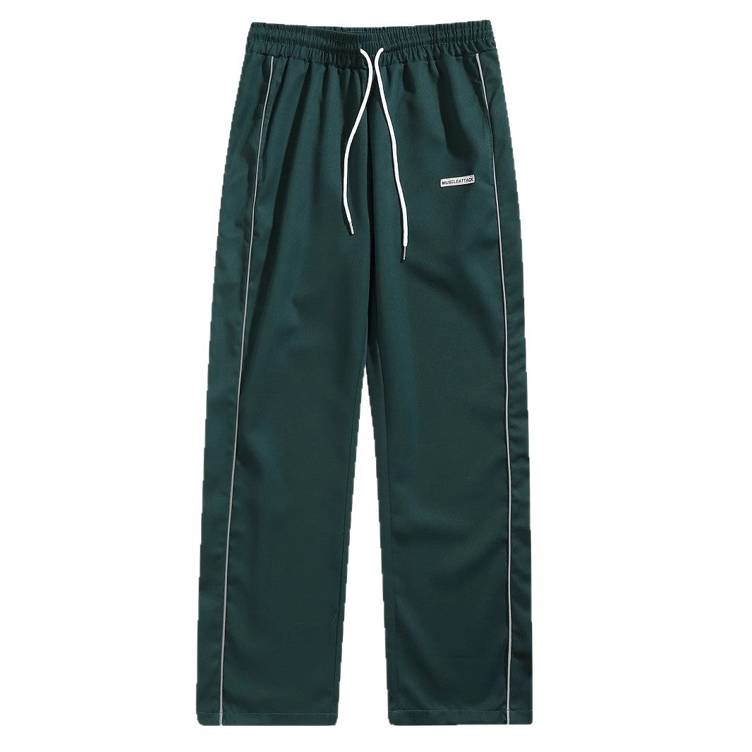 Herren Hochwertige Freizeithose mit verstellbarem Bund und seitlichen Streifen EB