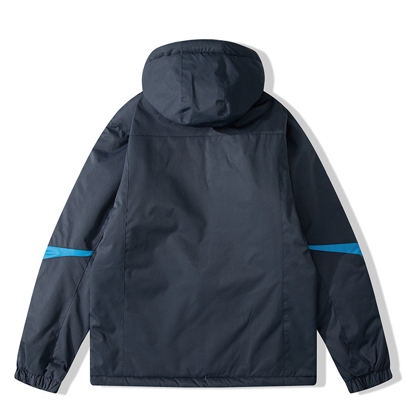 Damen isolierte Outdoor-Jacke mit verstellbarer Kapuze EB