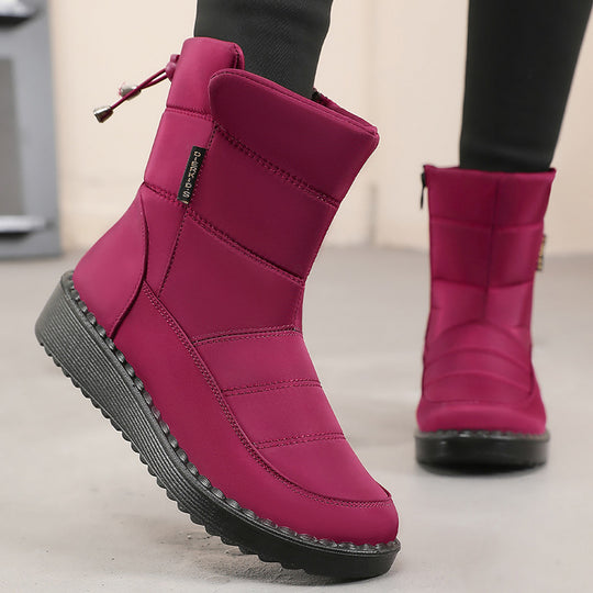 Damen Winterboots mit warmem Futter und rutschfester Sohle EB